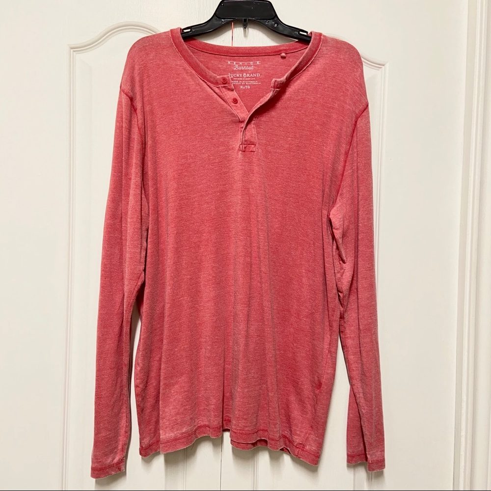 LUCKY BRAND Venice Burnout Men’s Long sleeve tee